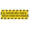 Signmission All Visitors Must Sign In 18in Non-Slip Floor Marker, 16" x 16", FD-R-16-99866 FD-R-16-99866 - alternate 1